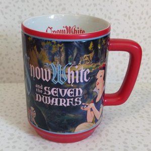 Disney Snow White Mug Cup Evil Queen Dwarves Large